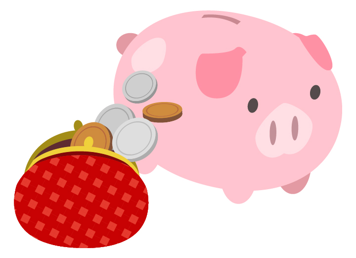 がま口と貯金箱